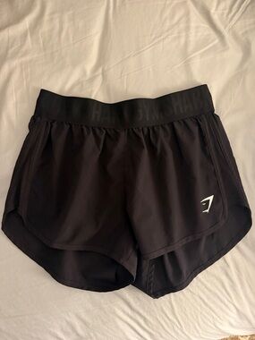 Gymshark Black Women's Athletic Running Shorts